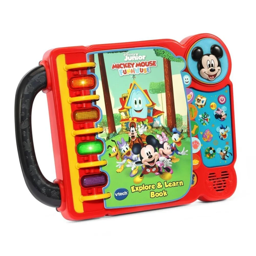 VTech Disney Junior Mickey Mouse Funhouse Explore & Learn Book Baby and Toddler